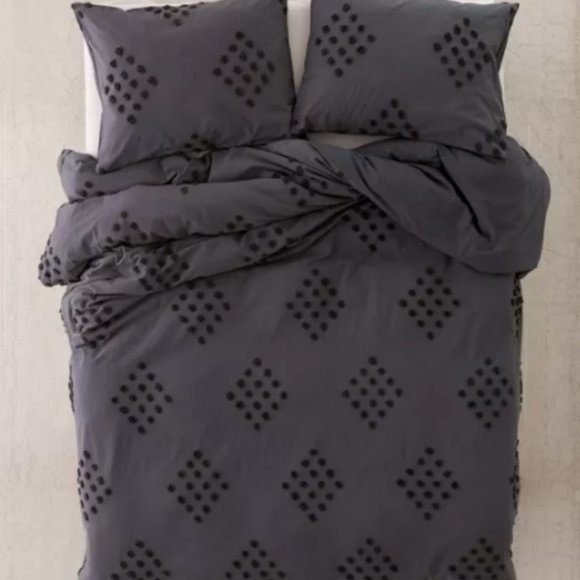 NWT- F/Queen Geo Tufted Duvet - Picture 2 of 6